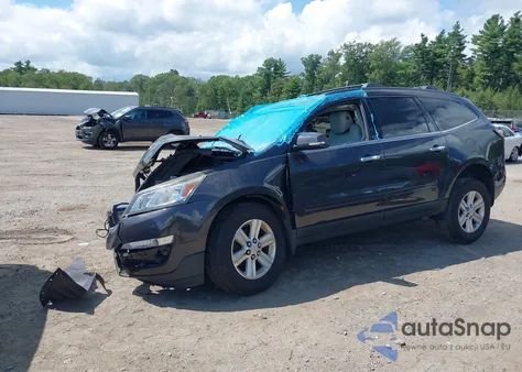 2014 Chevrolet Traverse 2Lt из США, поврежденный, VIN 1GNKVHKD6EJ270805